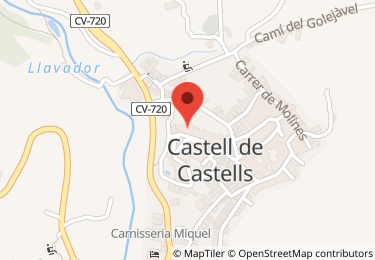 Finca rústica en partida orraca, Castell de Castells