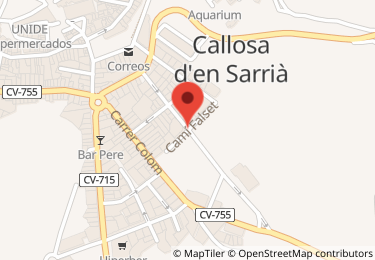 Garaje en camino del falset y calle ramon y cajal, Callosa d'En Sarrià