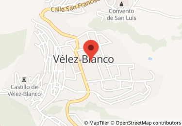 Local comercial en camino alguit, Vélez-Blanco